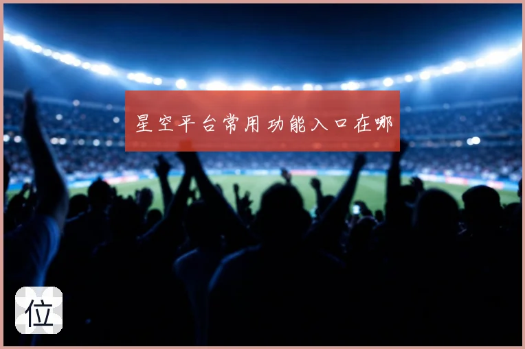 星空平台常用功能入口在哪